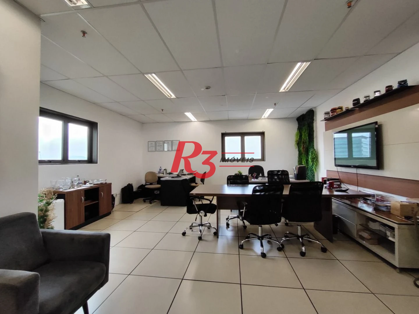 Sala à venda, 92 m² por R$ 340.500,00 - Valongo - Santos/SP
