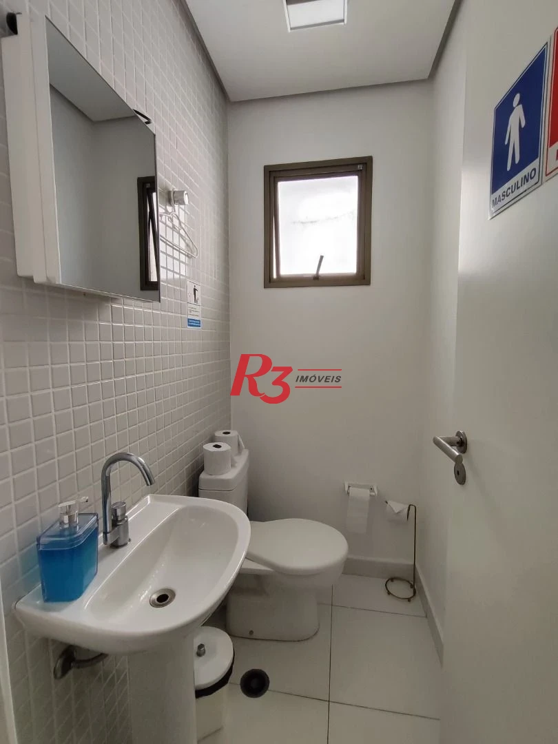Sala à venda, 92 m² por R$ 340.500,00 - Valongo - Santos/SP