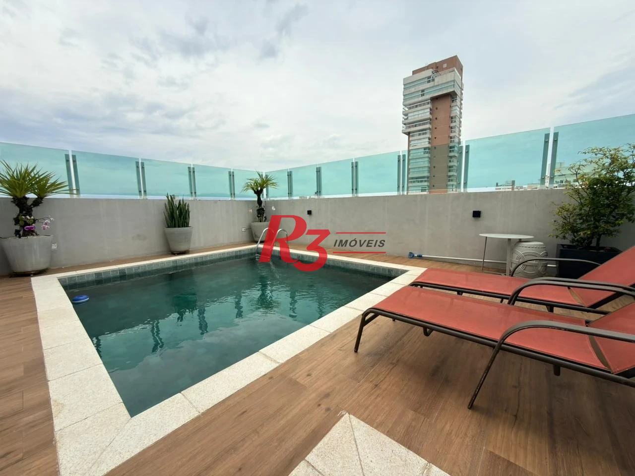 Cobertura à venda, 242 m² por R$ 5.800.000,00 - Gonzaga - Santos/SP