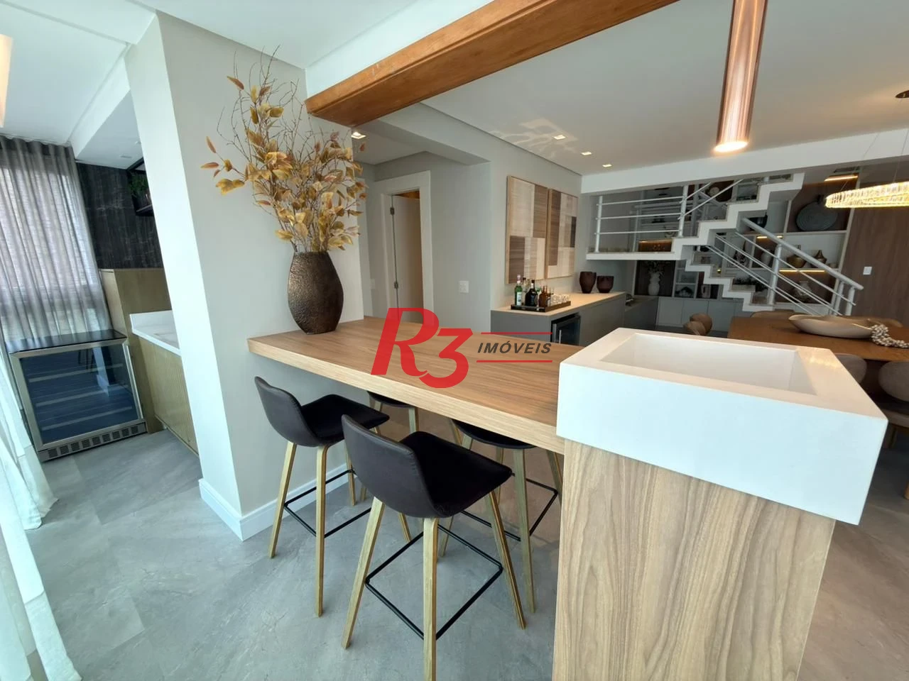 Cobertura à venda, 242 m² por R$ 5.800.000,00 - Gonzaga - Santos/SP