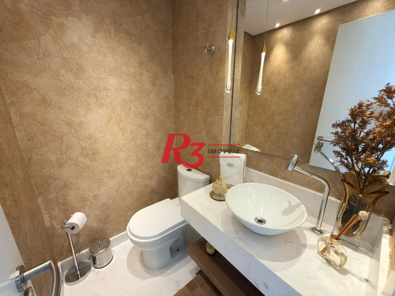 Cobertura à venda, 242 m² por R$ 5.800.000,00 - Gonzaga - Santos/SP