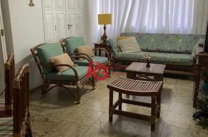 Apartamento com 2 dormitórios à venda, 100 m² por R$ 690.000,00 - Boqueirão - Santos/SP