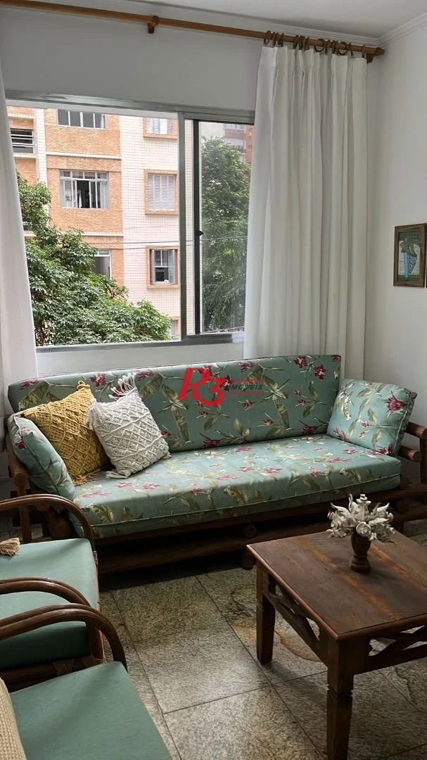 Apartamento com 2 dormitórios à venda, 100 m² por R$ 690.000,00 - Boqueirão - Santos/SP