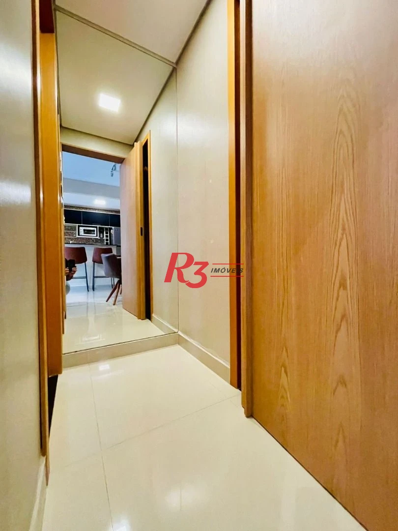 Apartamento com 1 dormitório à venda, 54 m² por R$ 850.000,00 - Embaré - Santos/SP