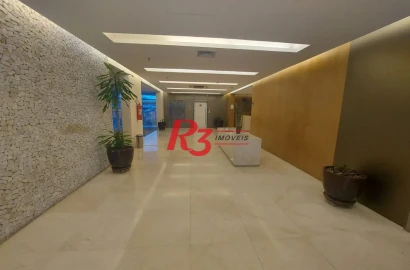 Sala à venda, 53 m² por R$ 370.000,00 - Valongo - Santos/SP