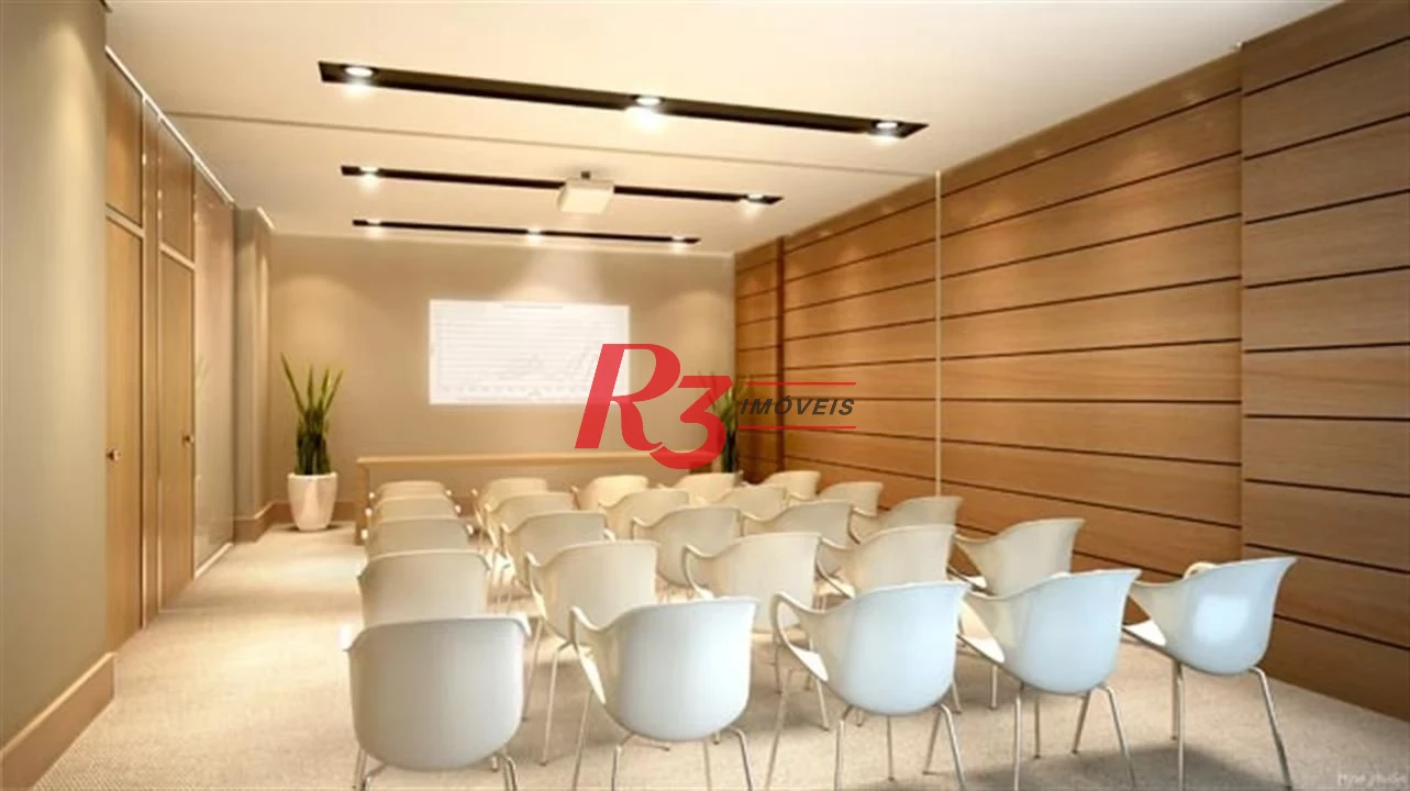 Sala à venda, 53 m² por R$ 370.000,00 - Valongo - Santos/SP