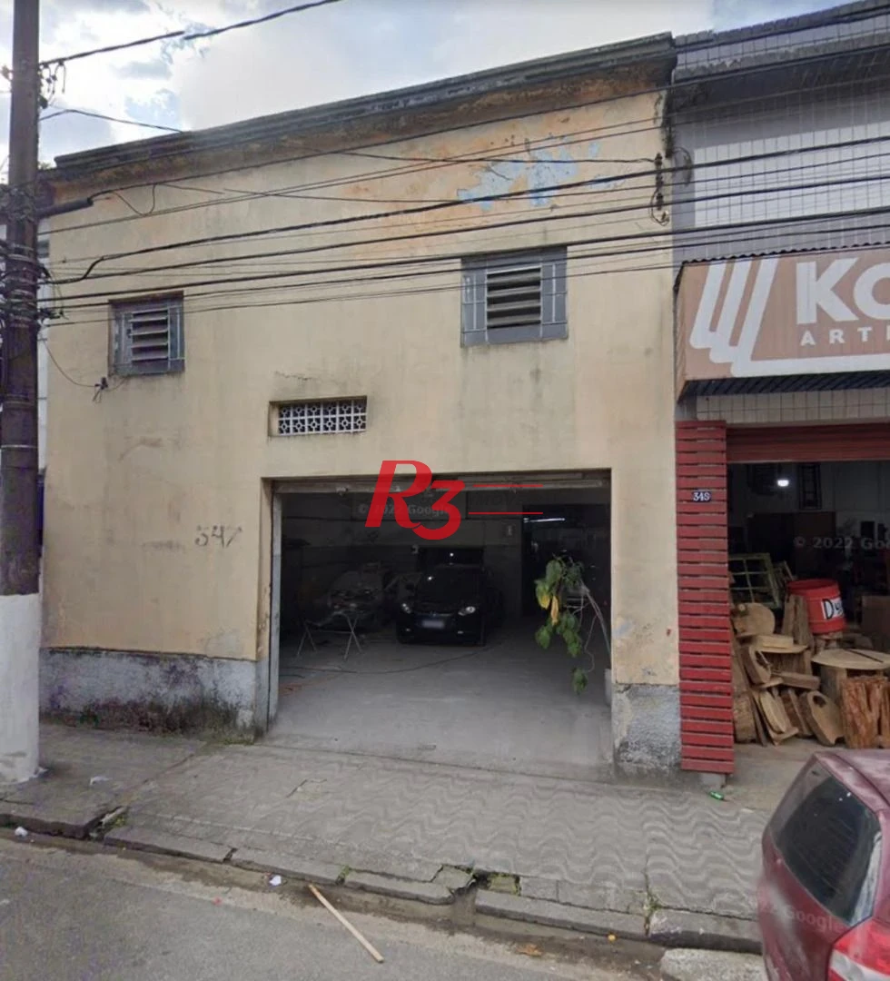 Galpão para alugar, 264 m² por R$ 5.802,89/mês - Paquetá - Santos/SP