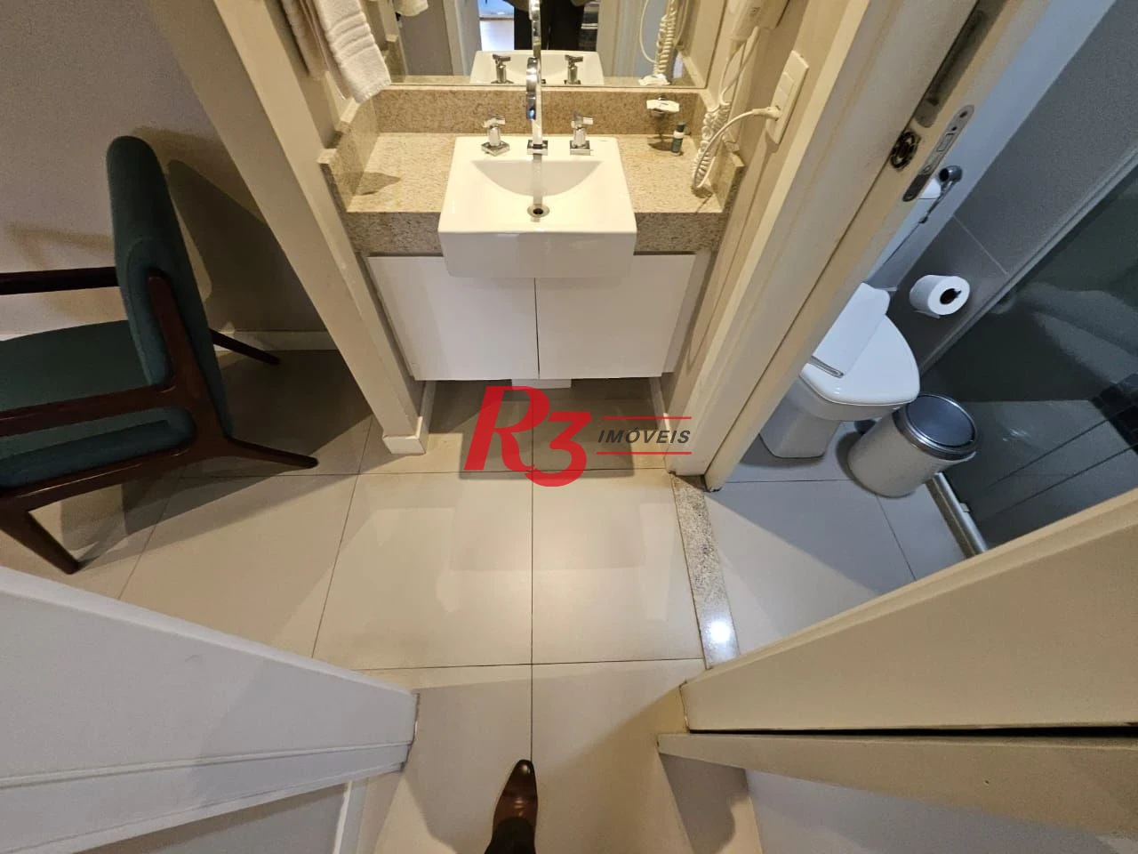 Apartamento com 1 dormitório à venda, 45 m² por R$ 860.000 - Pompéia - Santos/SP