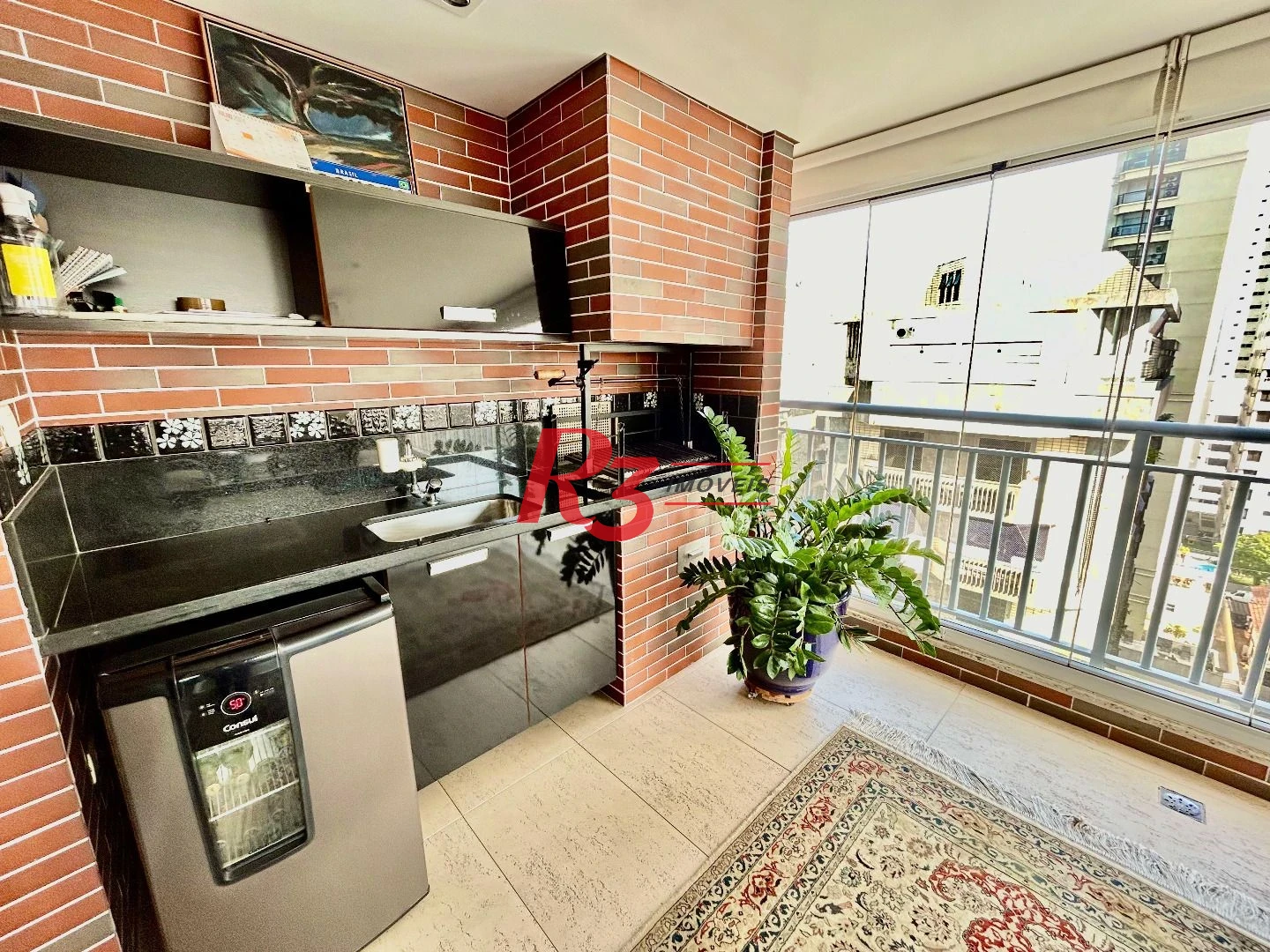 Apartamento com 3 dormitórios à venda, 148 m² por R$ 2.390.000,00 - Boqueirão - Santos/SP
