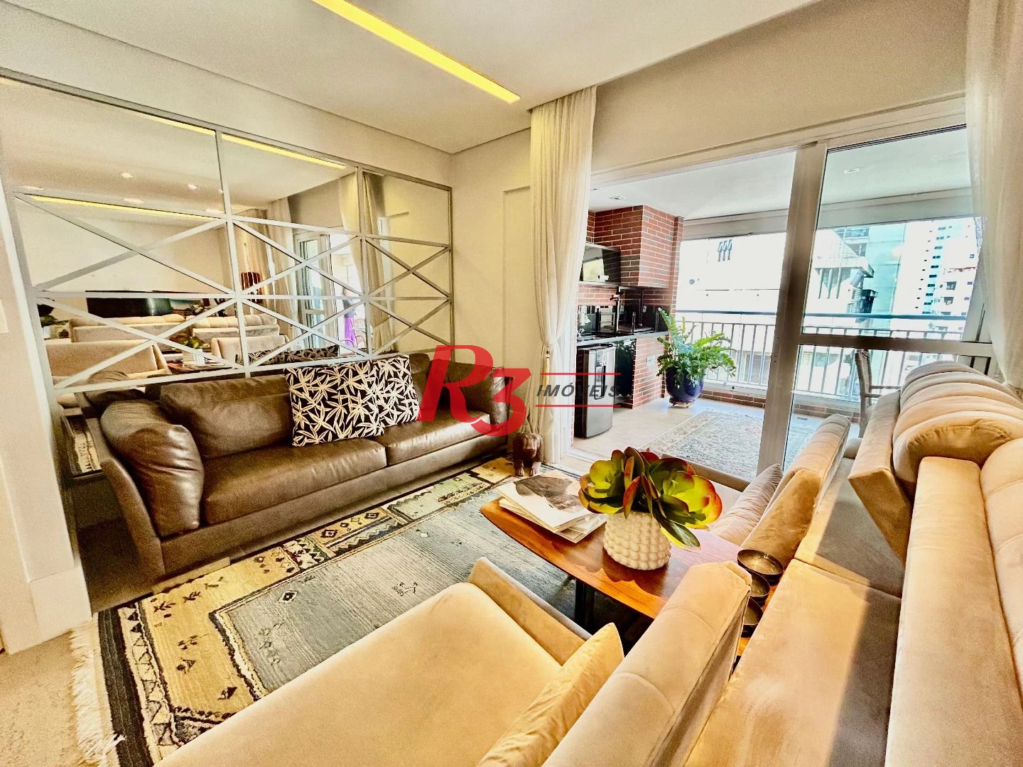 Apartamento com 3 dormitórios à venda, 148 m² por R$ 2.390.000,00 - Boqueirão - Santos/SP
