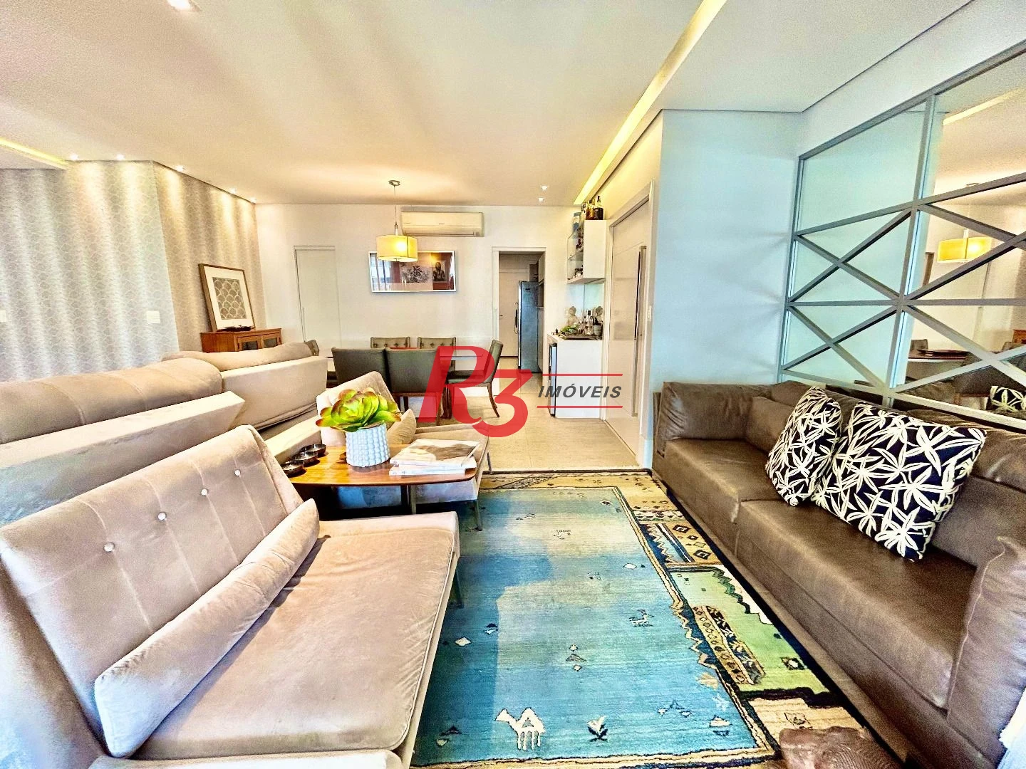 Apartamento com 3 dormitórios à venda, 148 m² por R$ 2.390.000,00 - Boqueirão - Santos/SP