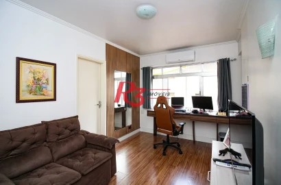 Apartamento com 1 dormitório, 49 m² - venda por R$ 375.000,00 ou aluguel por R$ 3.600,00 - Gonzaga - Santos/SP