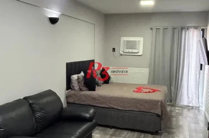 Flat à venda, 36 m² por R$ 300.000,00 - Centro - São Vicente/SP