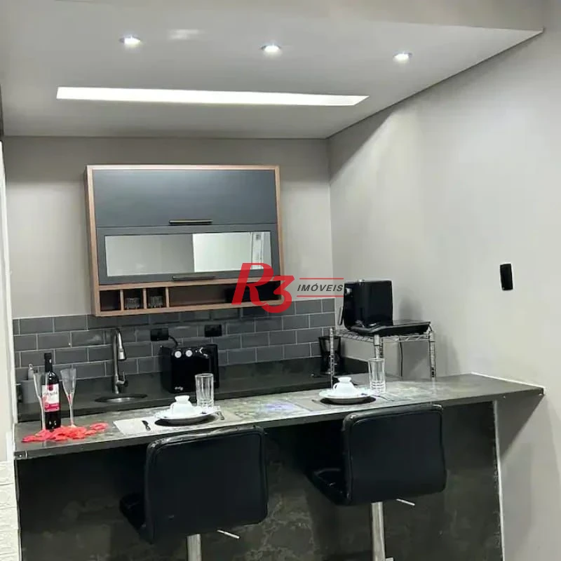 Flat à venda, 36 m² por R$ 300.000,00 - Centro - São Vicente/SP