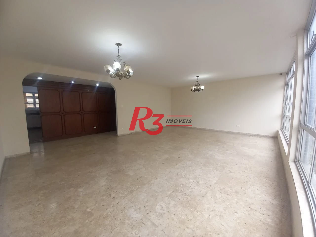 Apartamento para alugar, 193 m² por R$ 6.800,00/mês - Embaré - Santos/SP