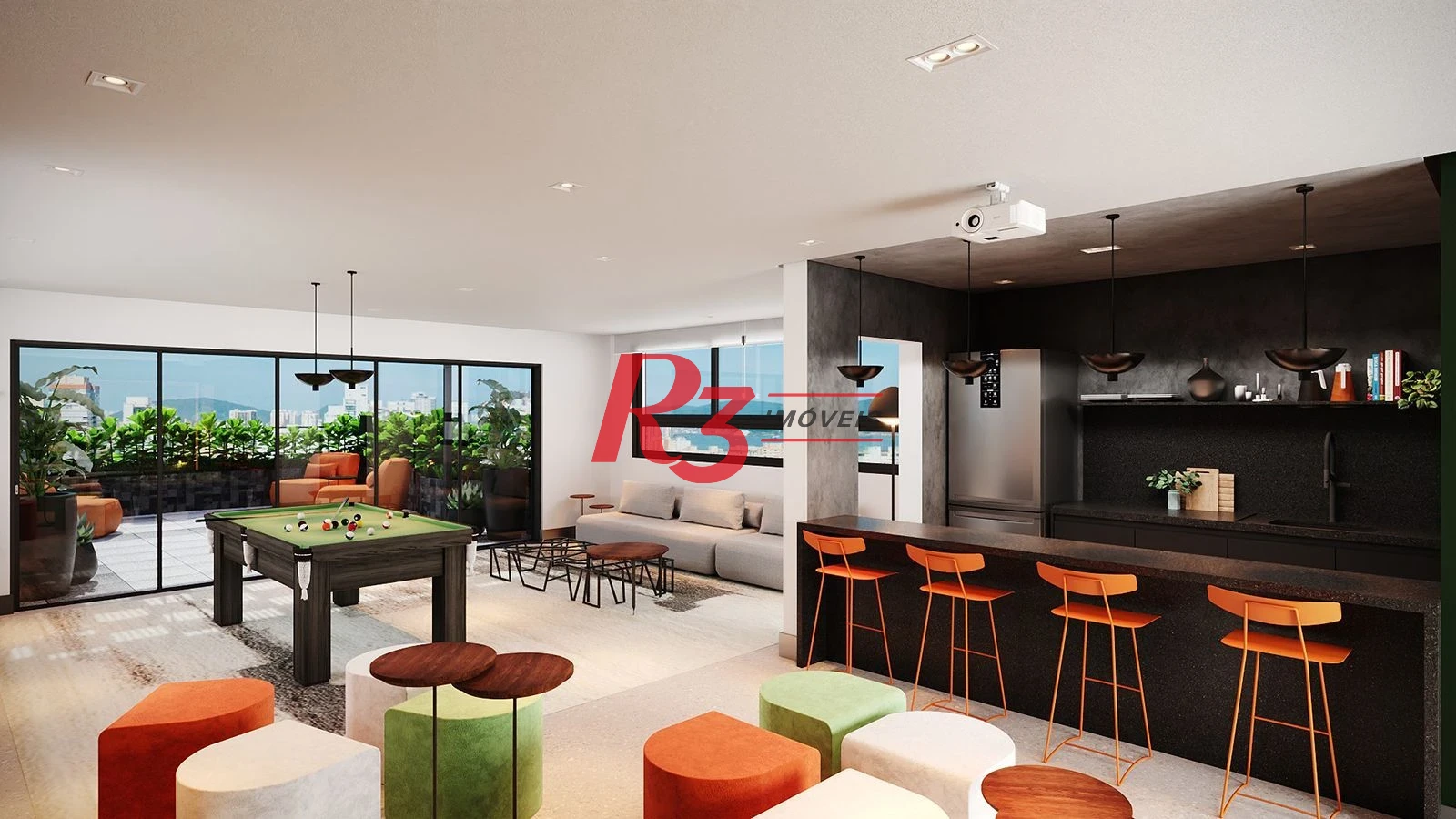 Apartamento Garden à venda, 42 m² por R$ 710.000,00 - Boqueirão - Santos/SP