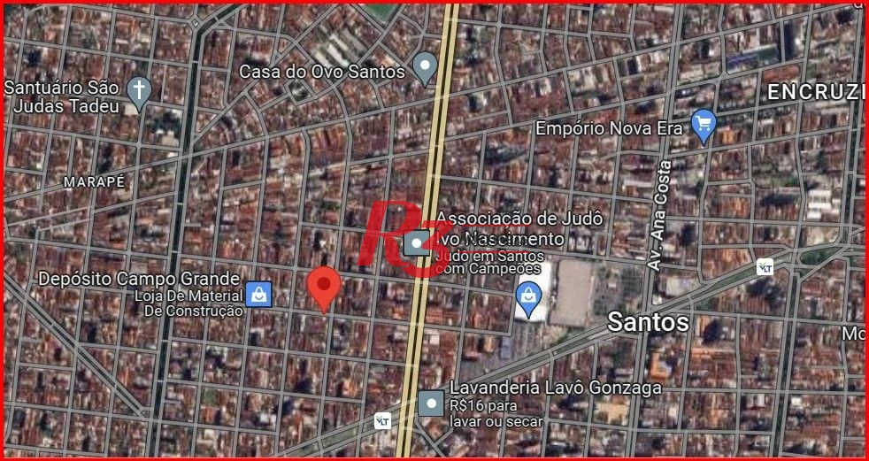 Terreno, 332 m² - venda por R$ 1.250.000,00 ou aluguel por R$ 4.500,01/mês - Campo Grande - Santos/SP