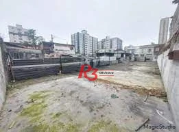 Terreno, 332 m² - venda por R$ 1.250.000,00 ou aluguel por R$ 4.500,01/mês - Campo Grande - Santos/SP