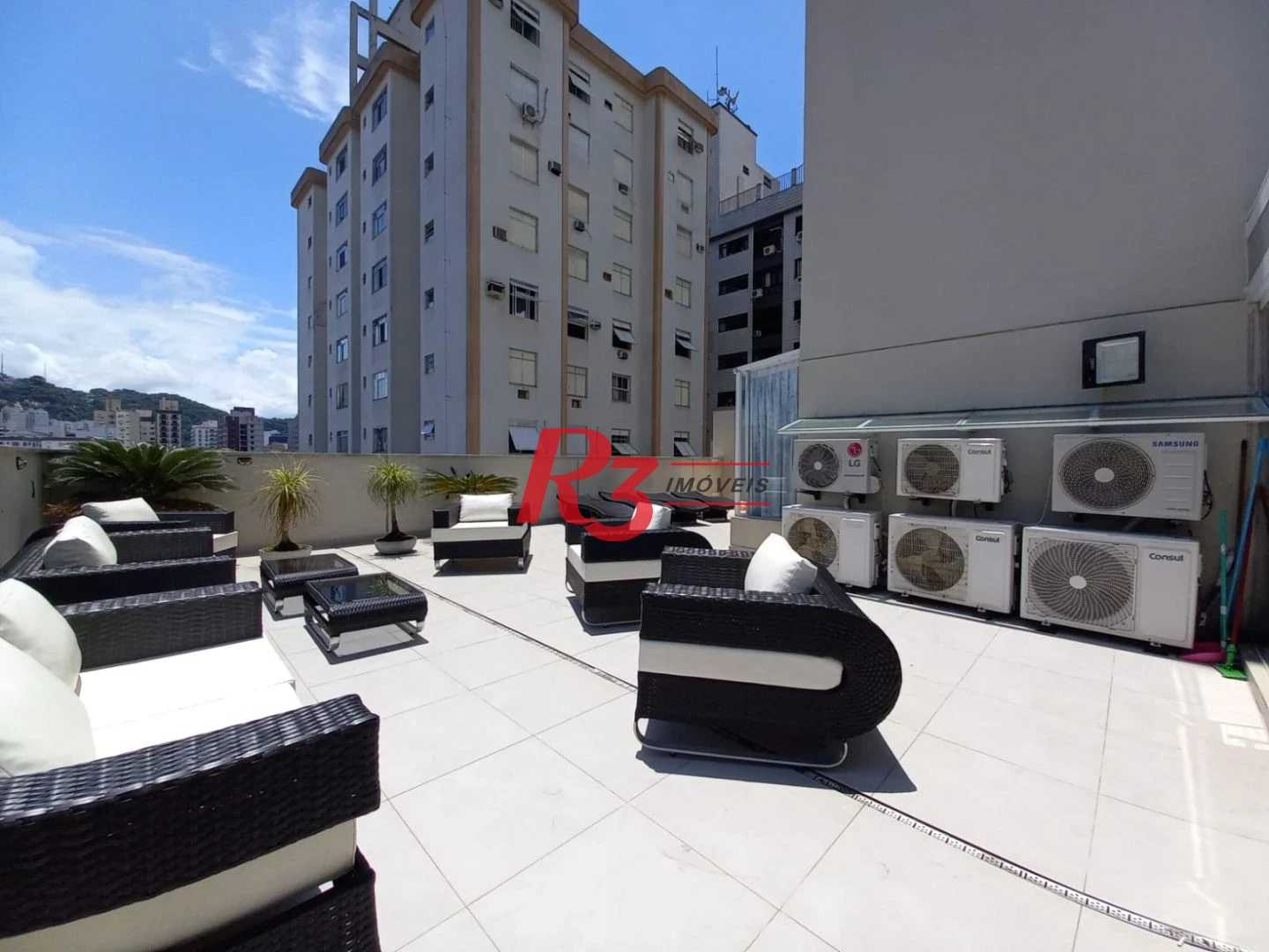 Apartamento Garden à venda, 90 m² por R$ 1.400.000,00 - Campo Grande - Santos/SP
