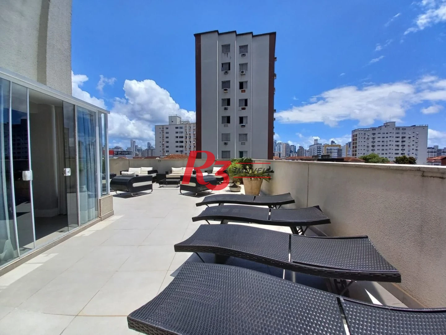Apartamento Garden à venda, 90 m² por R$ 1.400.000,00 - Campo Grande - Santos/SP