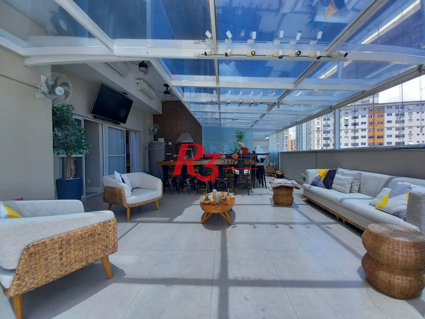 Apartamento Garden à venda, 90 m² por R$ 1.400.000,00 - Campo Grande - Santos/SP