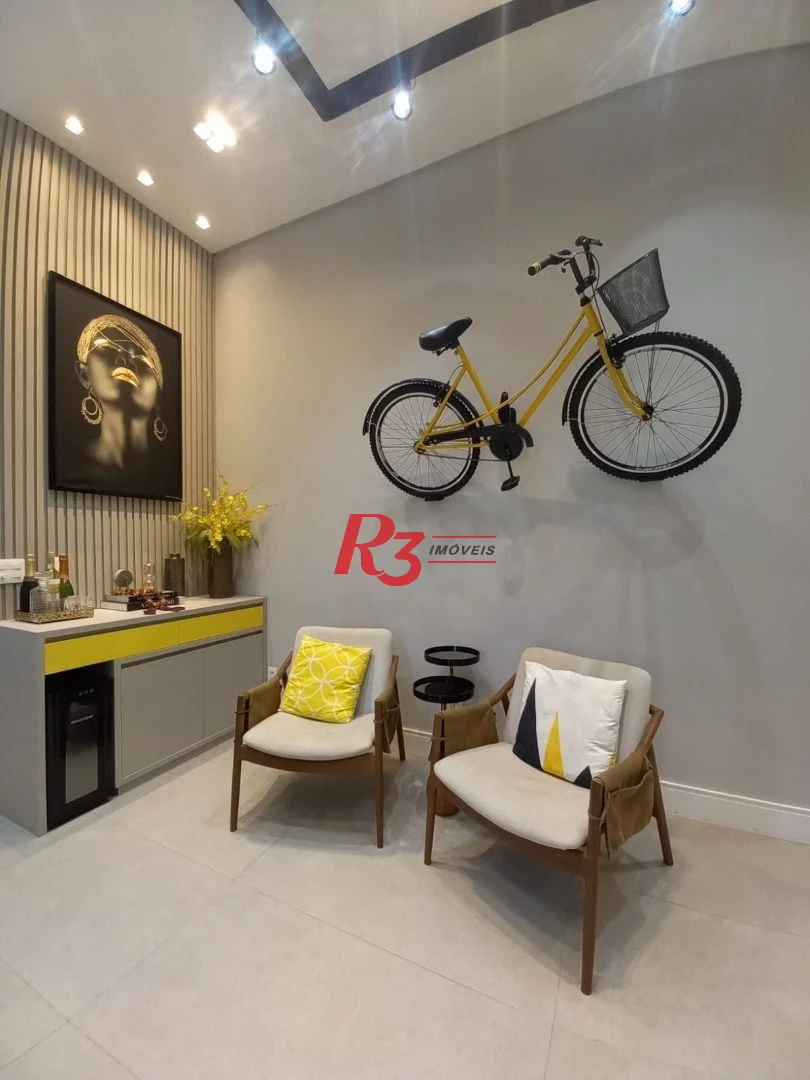 Apartamento Garden à venda, 90 m² por R$ 1.400.000,00 - Campo Grande - Santos/SP