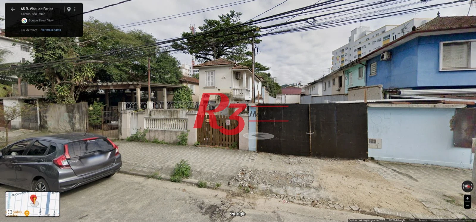 Terreno à venda, 400 m² por R$ 1.200.000,00 - Campo Grande - Santos/SP