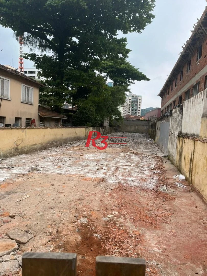 Terreno à venda, 400 m² por R$ 1.200.000,00 - Campo Grande - Santos/SP