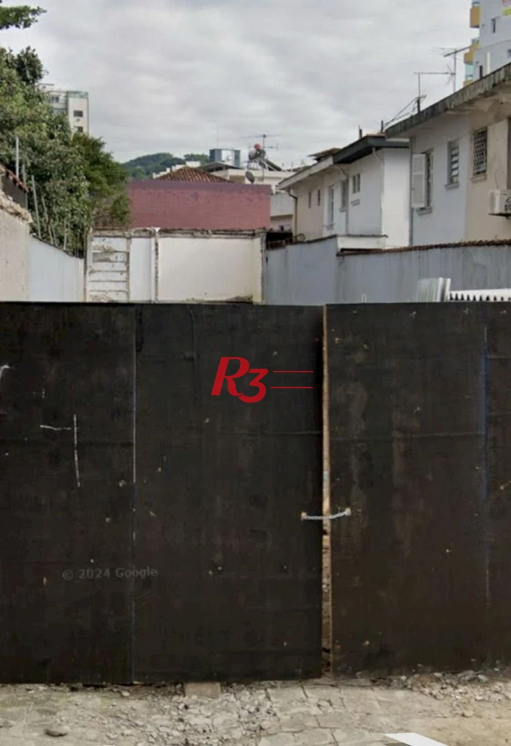 Terreno à venda, 400 m² por R$ 1.200.000,00 - Campo Grande - Santos/SP