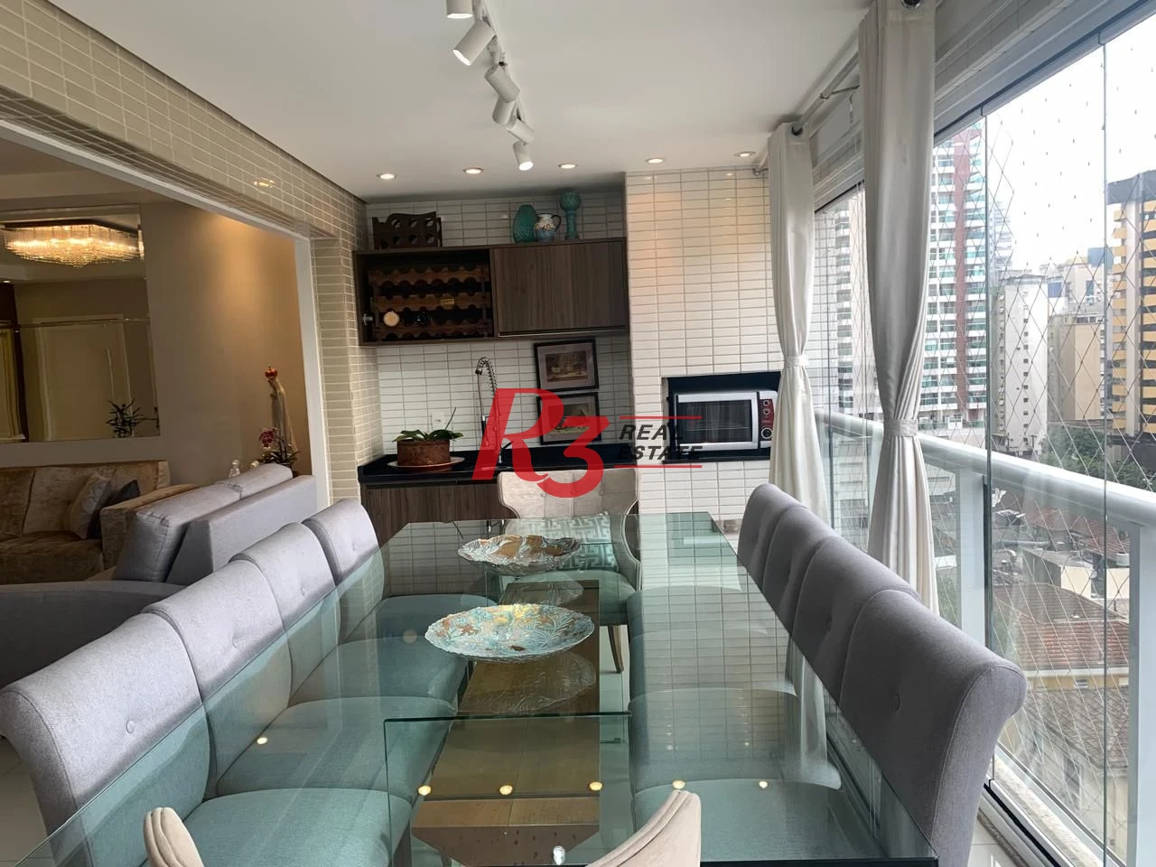 Apartamento para alugar, 181 m² por R$ 17.790,00/mês - Gonzaga - Santos/SP