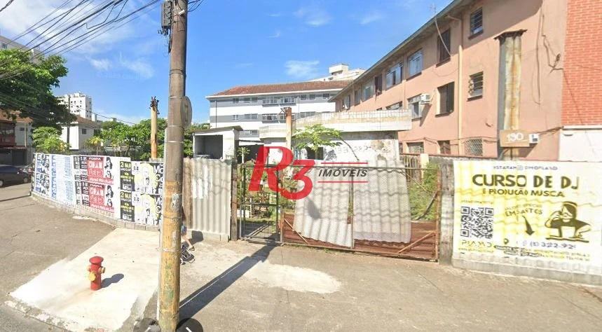 Terreno à venda, 963 m² por R$ 9.900.000,00 - Boqueirão - Santos/SP