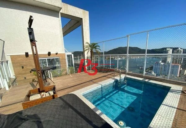 Cobertura à venda, 370 m² por R$ 6.900.000,00 - Ponta da Praia - Santos/SP