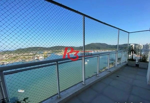 Cobertura à venda, 370 m² por R$ 6.900.000,00 - Ponta da Praia - Santos/SP