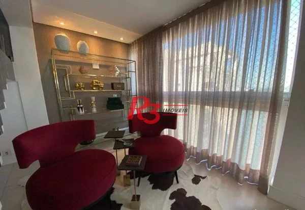 Cobertura à venda, 370 m² por R$ 6.900.000,00 - Ponta da Praia - Santos/SP