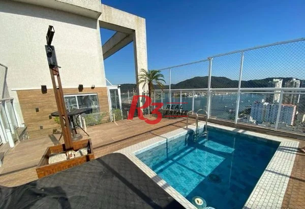 Cobertura à venda, 370 m² por R$ 6.900.000,00 - Ponta da Praia - Santos/SP
