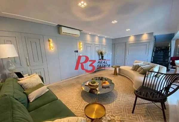Cobertura à venda, 370 m² por R$ 6.900.000,00 - Ponta da Praia - Santos/SP