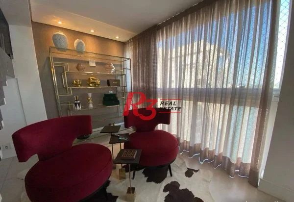 Cobertura à venda, 370 m² por R$ 6.900.000,00 - Ponta da Praia - Santos/SP