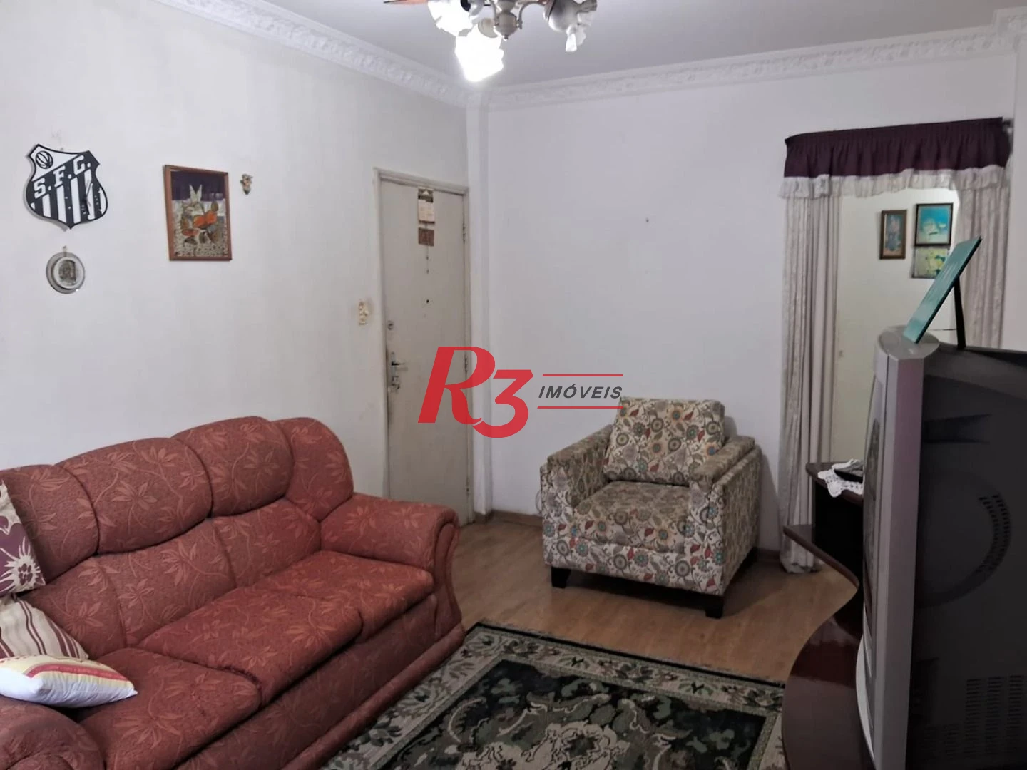 Apartamento com 2 dormitórios à venda, 52 m² por R$ 430.000,00 - Aparecida - Santos/SP