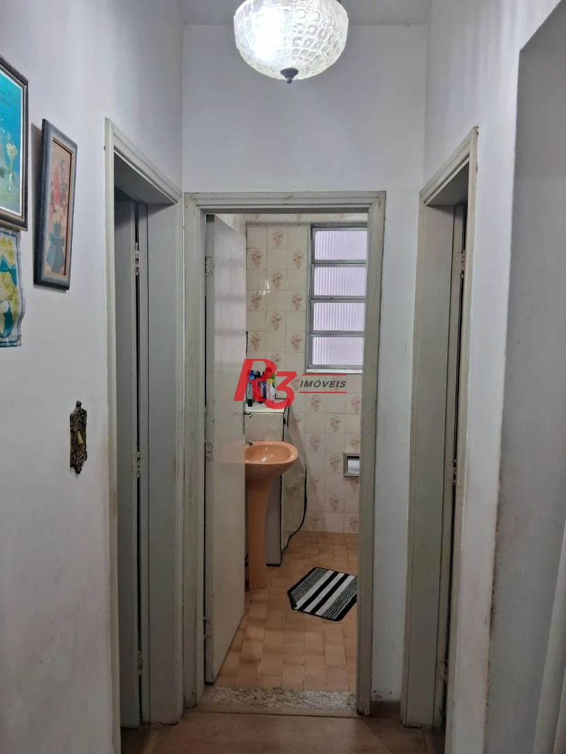 Apartamento com 2 dormitórios à venda, 52 m² por R$ 430.000,00 - Aparecida - Santos/SP