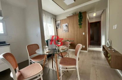 Apartamento Novo de 2 Dormitórios no Estuário - Santos, Próximo ao Canal 6