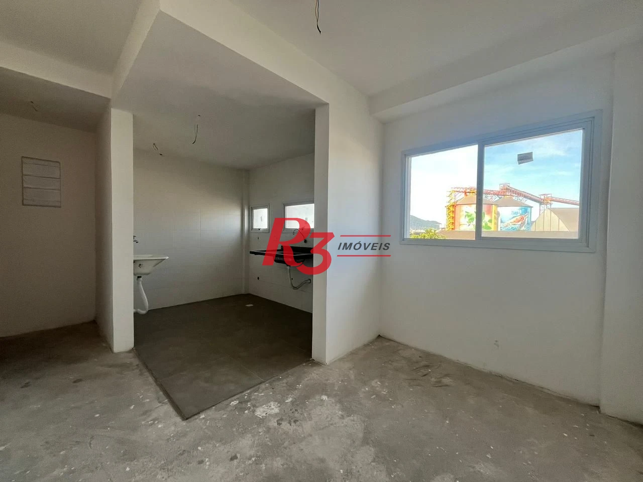 Apartamento com 2 dormitórios à venda, 41 m² por R$ 350.000,00 - Estuário - Santos/SP