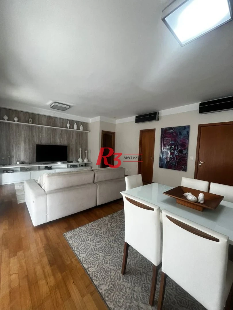 Apartamento, 160 m² - venda por R$ 2.550.000,00 ou aluguel por R$ 15.000,00/mês - Embaré - Santos/SP