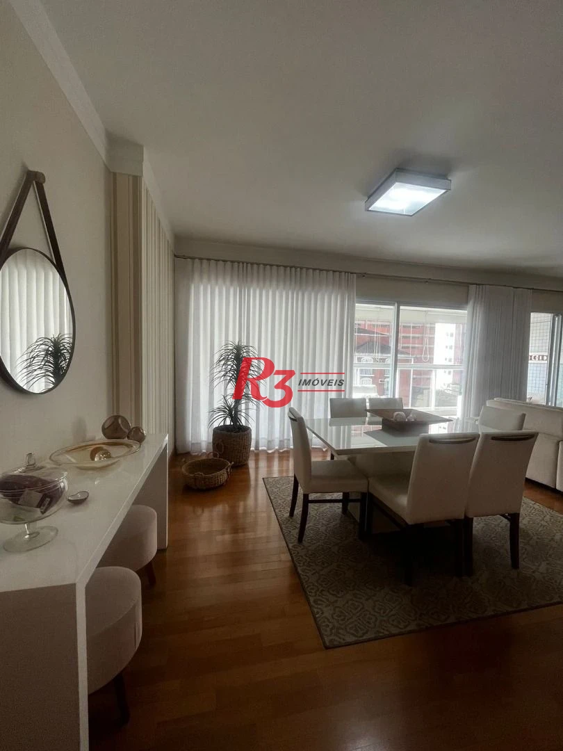 Apartamento, 160 m² - venda por R$ 2.550.000,00 ou aluguel por R$ 15.000,00/mês - Embaré - Santos/SP