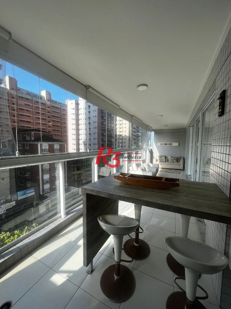 Apartamento, 160 m² - venda por R$ 2.550.000,00 ou aluguel por R$ 15.000,00/mês - Embaré - Santos/SP