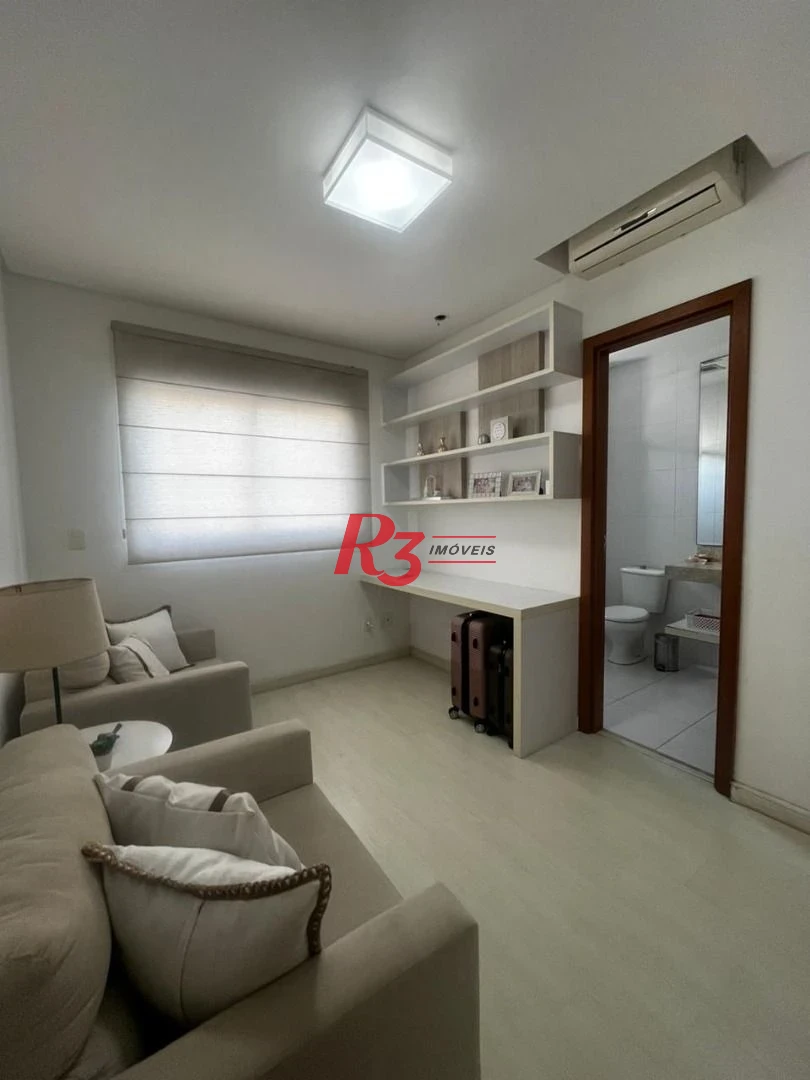 Apartamento, 160 m² - venda por R$ 2.550.000,00 ou aluguel por R$ 15.000,00/mês - Embaré - Santos/SP