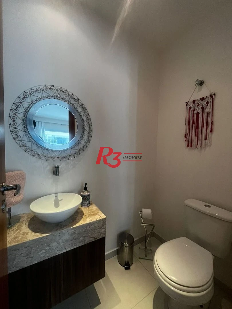 Apartamento, 160 m² - venda por R$ 2.550.000,00 ou aluguel por R$ 15.000,00/mês - Embaré - Santos/SP