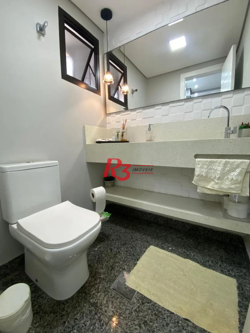 Apartamento à venda, 134 m² por R$ 910.000,00 - Pompéia - Santos/SP