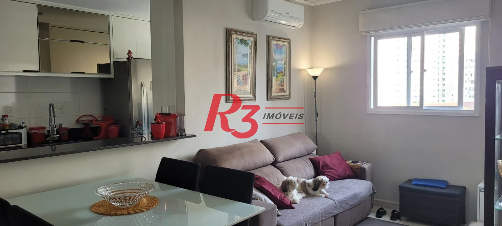 Apartamento com 2 dormitórios à venda, 69 m² por R$ 960.000,00 - Boqueirão - Santos/SP