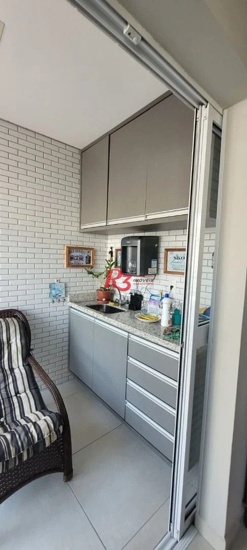 Apartamento com 2 dormitórios à venda, 69 m² por R$ 960.000,00 - Boqueirão - Santos/SP