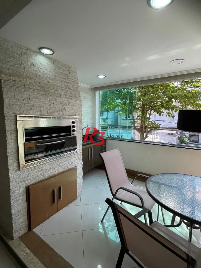 Boqueirão - 1 vaga  - Apartartamento de 2 dormitórios( atualmente revertido para 1 ) totalmente reformado - com planejados e churrasqueira